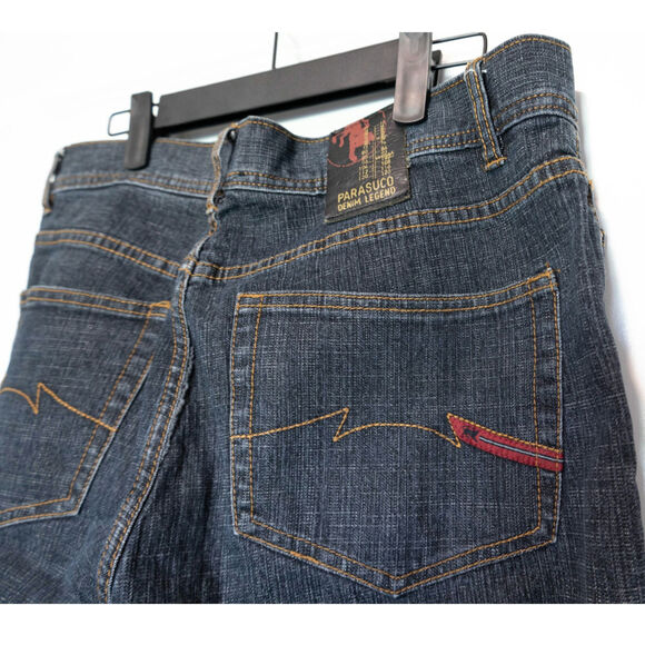 Parasuco Demin Legend Men's Size 34  Dark Wash Jeans - Picture 4 of 10